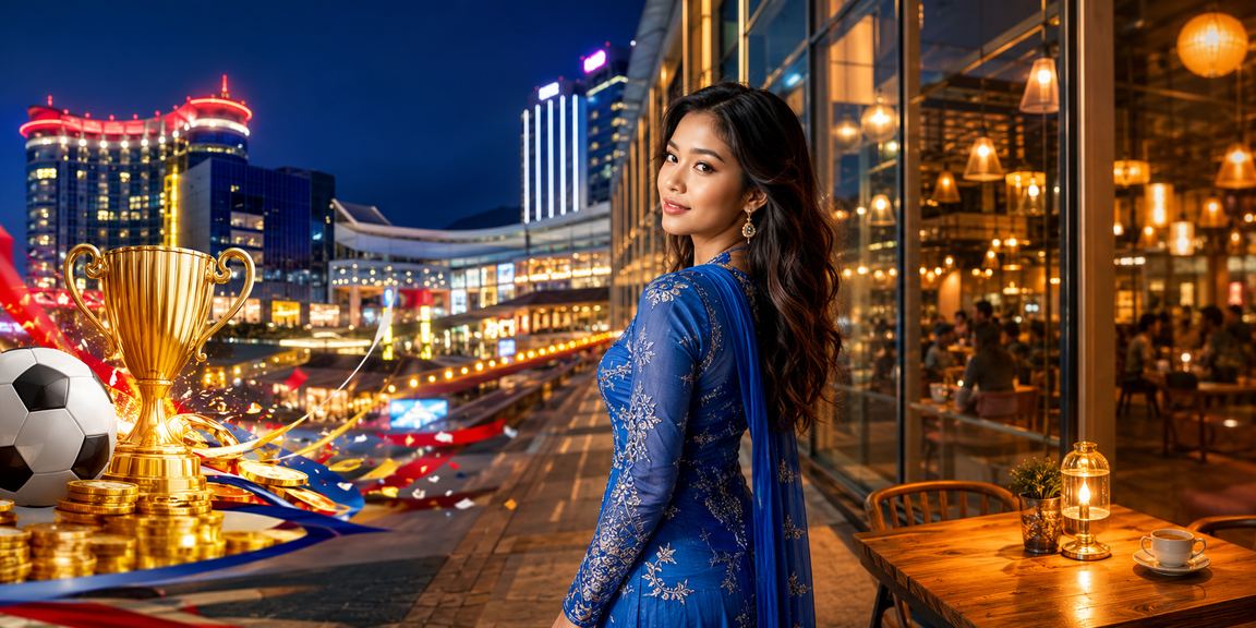 Pengguna Malaysia memakai baju kurung menikmati hiburan kasino di Genting