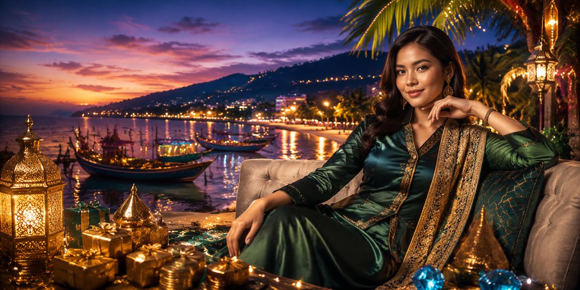 Pemain Pulau Pinang memasang aplikasi hla360 pada telefon Android semasa Hari Raya